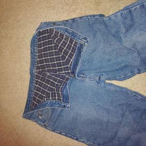 LL Bean Flannell Jeans